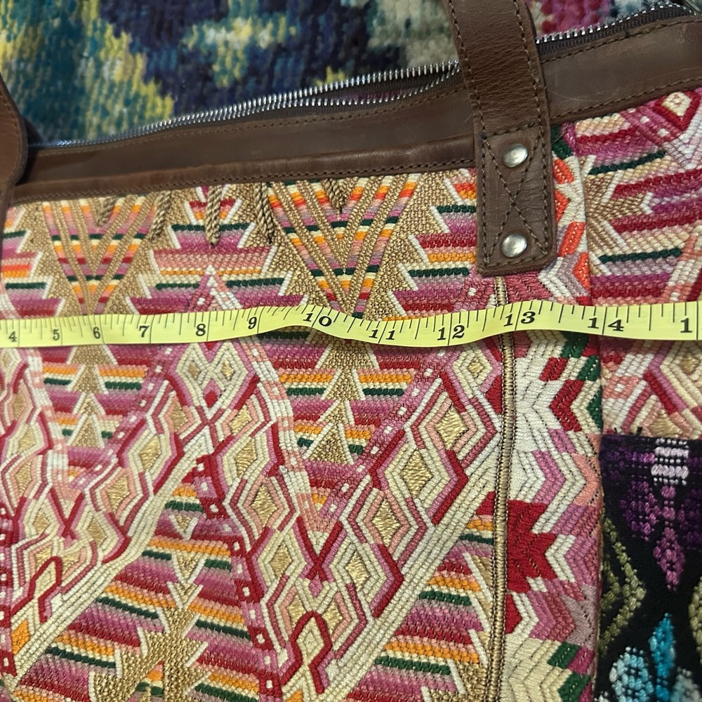 Colorful Patterned Tote Bag - Picture 4 of 8